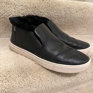 Women’s TOMS Paxton Faux Leather, Fur Lined Boot